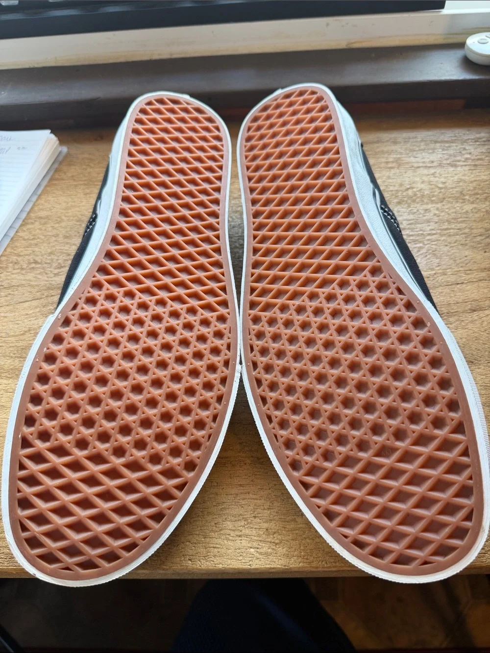 Vans Black Canvas Slip-On Loafers